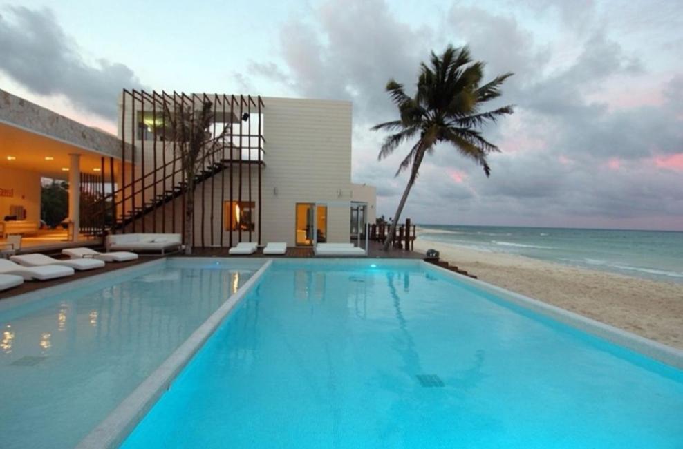 Beachside Corasol El Amanecer De Frida Para 2 Personas Плая дел Кармен Екстериор снимка
